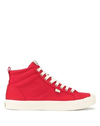 Sneakers alte di tela rosse di Cariuma