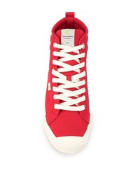 Sneakers alte di tela rosse di Cariuma