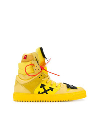 Sneakers alte gialle di Off-White