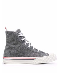 Sneakers alte grigio scuro di Thom Browne
