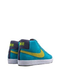 Sneakers alte in pelle acqua di Nike