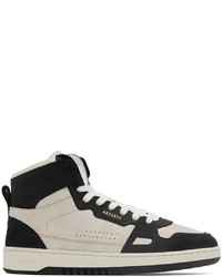 Sneakers alte in pelle bianche e nere di Axel Arigato