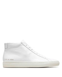 Sneakers alte in pelle bianche di Common Projects