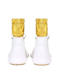 Sneakers alte in pelle bianche di Dolce & Gabbana
