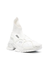 Sneakers alte in pelle bianche di Rombaut