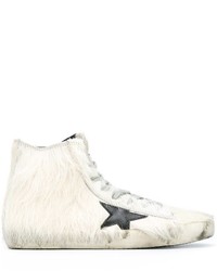 Sneakers alte in pelle bianche di Golden Goose Deluxe Brand