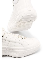 Sneakers alte in pelle bianche di Y-3