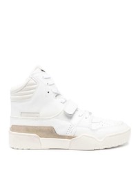 Sneakers alte in pelle bianche di Isabel Marant