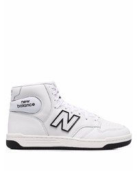 Sneakers alte in pelle bianche di New Balance