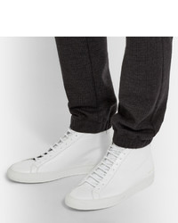 Sneakers alte in pelle bianche di Common Projects