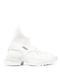 Sneakers alte in pelle bianche di Rombaut