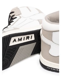 Sneakers alte in pelle bianche di Amiri