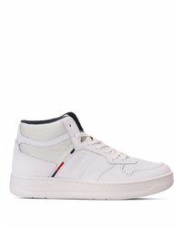 Sneakers alte in pelle bianche di Tommy Hilfiger