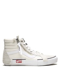 Sneakers alte in pelle bianche di Vans
