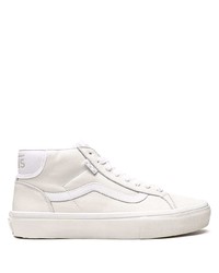 Sneakers alte in pelle bianche di Vans
