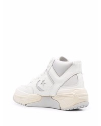 Sneakers alte in pelle bianche di Converse