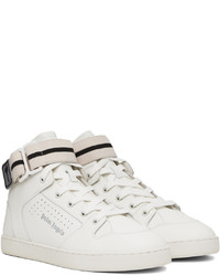 Sneakers alte in pelle bianche di Palm Angels