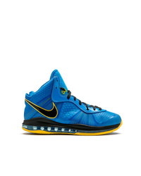 Sneakers alte in pelle blu di Nike