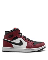 Sneakers alte in pelle bordeaux di Jordan