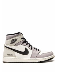 Sneakers alte in pelle grigie di Jordan