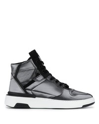 Sneakers alte in pelle grigio scuro di Givenchy