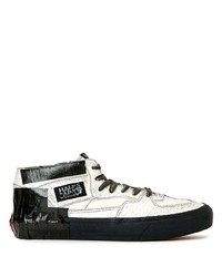 Sneakers alte in pelle grigio scuro di Vans