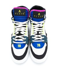 Sneakers alte in pelle multicolori di Philipp Plein