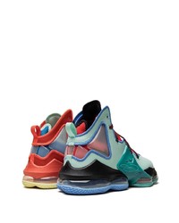 Sneakers alte in pelle multicolori di Nike