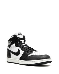 Sneakers alte in pelle nere di Jordan