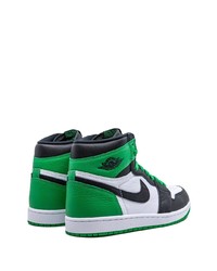 Sneakers alte in pelle nere di Jordan