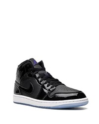 Sneakers alte in pelle nere di Jordan