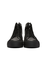 Sneakers alte in pelle nere di Woman by Common Projects