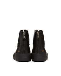 Sneakers alte in pelle nere di Woman by Common Projects