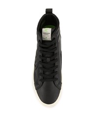 Sneakers alte in pelle nere di Cariuma
