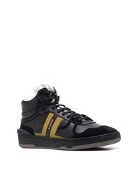 Sneakers alte in pelle nere di Lanvin