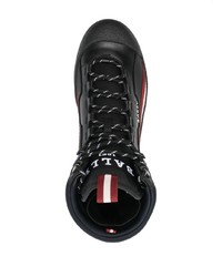 Sneakers alte in pelle nere di Bally