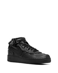 Sneakers alte in pelle nere di Comme Des Garcons Homme Plus
