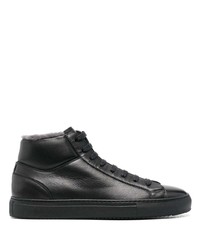 Sneakers alte in pelle nere di Doucal's