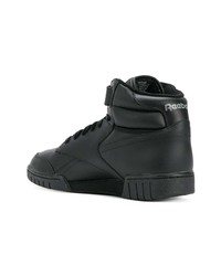 Sneakers alte in pelle nere di Reebok