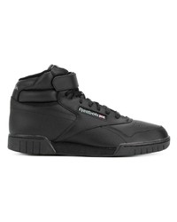 Sneakers alte in pelle nere di Reebok