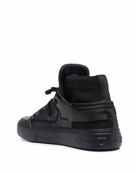 Sneakers alte in pelle nere di Salvatore Ferragamo