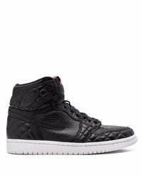 Sneakers alte in pelle nere di Jordan