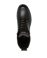 Sneakers alte in pelle nere di Blauer