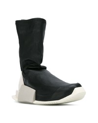 Sneakers alte in pelle nere di Adidas By Rick Owens