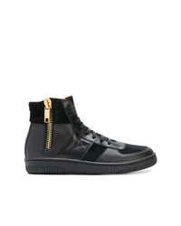 Sneakers alte in pelle nere di Marc Jacobs