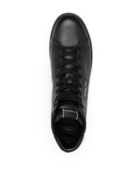 Sneakers alte in pelle nere di MICHAEL Michael Kors