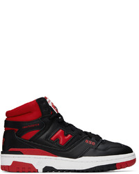 Sneakers alte in pelle nere di New Balance
