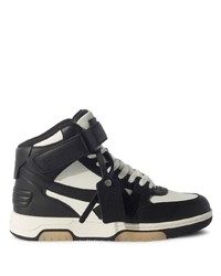 Sneakers alte in pelle nere di Off-White