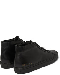 Sneakers alte in pelle nere di Common Projects