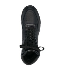 Sneakers alte in pelle nere di Calvin Klein